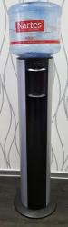 Automat na vodu Ebac SlimCool (výdejník vody, aquabar) - šedý/ černý střed 